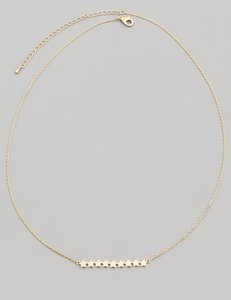 Star Bar Charm Necklace